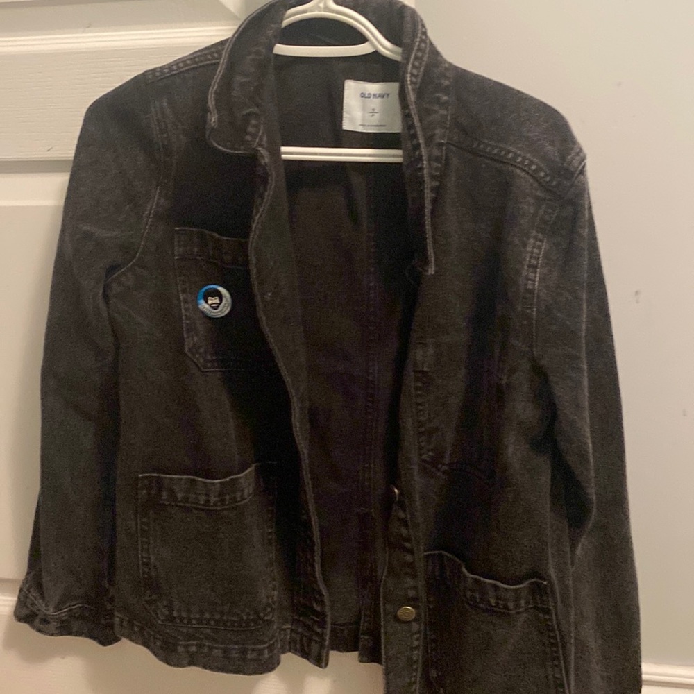 Washed denim jacket